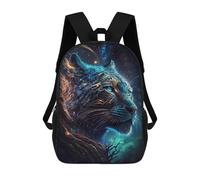sinyumoney Sacs À Dos Pour Enfants Celestial Galaxy Tiger Sac D'école Imprimé En 3D Pour Enfants, Sac À Dos De Voyage Tendance Pour Écoliers 17inch