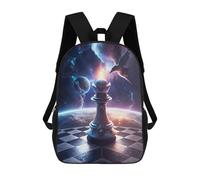 sinyumoney Sacs À Dos Pour Enfants Chess King Cosmic Battle Sac D'école Imprimé En 3D, Sac Tendance, Sac De Voyage Pour L'école Ou Les Voyages 17inch