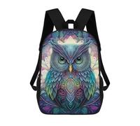 sinyumoney Sacs À Dos Pour Enfants Colorful Owl Artwork-30 Sac À Dos Scolaire, Cartable Pour Enfants, Sac De Voyage, Sac À Livres, Sac À Dos Imprimé En 3D Pour Garçons Et Filles 17inch