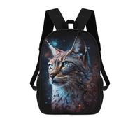 sinyumoney Sacs À Dos Pour Enfants Cosmic Cat Portrait-13 Sac À Dos Scolaire, Cartable Pour Enfants, Sac De Voyage, Sac À Livres, Sac À Dos Imprimé En 3D Pour Garçons Et Filles 17inch