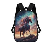 sinyumoney Sacs À Dos Pour Enfants Cosmic Horse Painting Sac D'école Imprimé En 3D, Sac Tendance, Sac De Voyage Pour L'école Ou Les Voyages 17inch