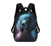 sinyumoney Sacs À Dos Pour Enfants Cosmic Poodle Art Print-19 Sac D'école Imprimé En 3D, Sac Tendance, Sac De Voyage Pour L'école Ou Les Voyages 17inch