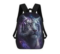 sinyumoney Sacs À Dos Pour Enfants Cosmic Tiger Portrait-5 Sac D'école Imprimé En 3D, Sac Tendance, Sac De Voyage Pour L'école Ou Les Voyages 17inch