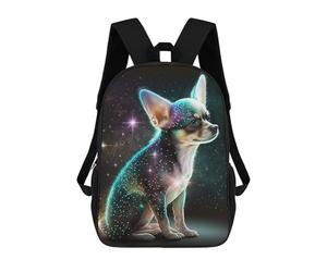 sinyumoney Sacs À Dos Pour Enfants Cute Chihuahua Dog Sac D'école Imprimé En 3D Pour Enfants, Sac À Dos De Voyage Tendance Pour Écoliers 17inch