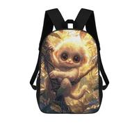 sinyumoney Sacs À Dos Pour Enfants Cute Monkey in Jungle Sac D'école Imprimé En 3D Pour Enfants, Sac À Dos De Voyage Tendance Pour Écoliers 17inch