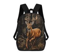 sinyumoney Sacs À Dos Pour Enfants Deer in The Forest Sac D'école Imprimé En 3D, Sac Tendance, Sac De Voyage Pour L'école Ou Les Voyages 17inch