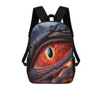 sinyumoney Sacs À Dos Pour Enfants Dragon's Fiery Eye Sac D'école Imprimé En 3D Pour Enfants, Sac À Dos De Voyage Tendance Pour Écoliers 17inch
