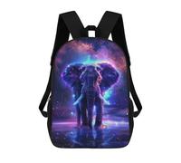 sinyumoney Sacs À Dos Pour Enfants Elephant Space Animal Sac D'école Imprimé En 3D Pour Enfants, Sac À Dos De Voyage Tendance Pour Écoliers 17inch