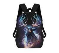 sinyumoney Sacs À Dos Pour Enfants Enchanted Deer Portrait -7 Sac D'école Imprimé En 3D, Sac Tendance, Sac De Voyage Pour L'école Ou Les Voyages 17inch