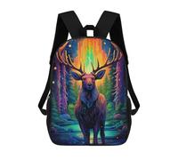 sinyumoney Sacs À Dos Pour Enfants Enchanted Forest Deer -25 Sac À Dos Scolaire, Cartable Pour Enfants, Sac De Voyage, Sac À Livres, Sac À Dos Imprimé En 3D Pour Garçons Et Filles 17inch