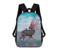 sinyumoney Sacs À Dos Pour Enfants Enchanted Forest Deer with Bird Sac À Dos Scolaire, Cartable Pour Enfants, Sac De Voyage, Sac À Livres, Sac À Dos Imprimé En 3D Pour Garçons Et Filles 17inch