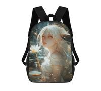 sinyumoney Sacs À Dos Pour Enfants Enchanted Water Lily Fantasy Sac D'école Imprimé En 3D, Sac Tendance, Sac De Voyage Pour L'école Ou Les Voyages 17inch