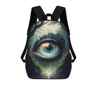 sinyumoney Sacs À Dos Pour Enfants Eye of The Forest -1 Sac À Dos Scolaire, Cartable Pour Enfants, Sac De Voyage, Sac À Livres, Sac À Dos Imprimé En 3D Pour Garçons Et Filles 17inch