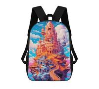 sinyumoney Sacs À Dos Pour Enfants Fantasy Castle Skyward -5 Sac D'école Imprimé En 3D, Sac Tendance, Sac De Voyage Pour L'école Ou Les Voyages 17inch