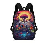 sinyumoney Sacs À Dos Pour Enfants Fantasy Mushroom Forest Adventure -1 Sac À Dos Scolaire, Cartable Pour Enfants, Sac De Voyage, Sac À Livres, Sac À Dos Imprimé En 3D Pour Garçons Et Filles 17inch