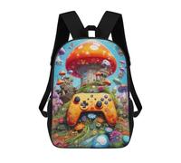 sinyumoney Sacs À Dos Pour Enfants Fantasy Mushroom Land Adventure -3 Sac À Dos Scolaire, Cartable Pour Enfants, Sac De Voyage, Sac À Livres, Sac À Dos Imprimé En 3D Pour Garçons Et Filles 17inch