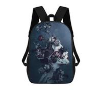 sinyumoney Sacs À Dos Pour Enfants Floral Fantasy Artistic Expression Sac D'école Imprimé En 3D, Sac Tendance, Sac De Voyage Pour L'école Ou Les Voyages 17inch