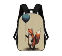 sinyumoney Sacs À Dos Pour Enfants Fox Balloon Animal Sac D'école Sac À Dos Garçon Sac De Voyage Sac D'écolier Sac À Livres Et Fournitures Scolaires Sacs D'école 17inch