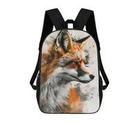 sinyumoney Sacs À Dos Pour Enfants Fox Elegance Art Sac D'école Imprimé En 3D Pour Enfants, Sac À Dos De Voyage Tendance Pour Écoliers 17inch