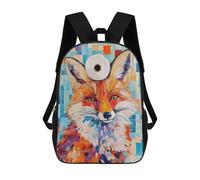sinyumoney Sacs À Dos Pour Enfants Fox with Toilet Paper Sac D'école Imprimé En 3D Pour Enfants, Sac À Dos De Voyage Tendance Pour Écoliers 17inch