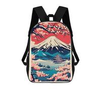 sinyumoney Sacs À Dos Pour Enfants Fuji Mountain 4 Sac D'école Imprimé En 3D Pour Enfants, Sac À Dos De Voyage Tendance Pour Écoliers 17inch