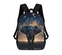 sinyumoney Sacs À Dos Pour Enfants Galactic Elephant Majesty -6 Sac D'école Imprimé En 3D, Sac Tendance, Sac De Voyage Pour L'école Ou Les Voyages 17inch