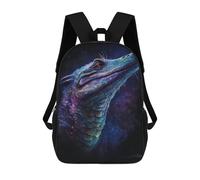 sinyumoney Sacs À Dos Pour Enfants Galactic Lizard Art Print-6 Sac D'école Imprimé En 3D, Sac Tendance, Sac De Voyage Pour L'école Ou Les Voyages 17inch