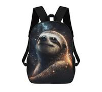 sinyumoney Sacs À Dos Pour Enfants Galactic Sloth Portrait-4 Sac À Dos Scolaire, Cartable Pour Enfants, Sac De Voyage, Sac À Livres, Sac À Dos Imprimé En 3D Pour Garçons Et Filles 17inch