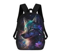 sinyumoney Sacs À Dos Pour Enfants Galactic Wolf Fantasy Art Print -2 Sac À Dos Scolaire, Cartable Pour Enfants, Sac De Voyage, Sac À Livres, Sac À Dos Imprimé En 3D Pour Garçons Et Filles 17inch