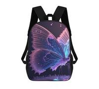 sinyumoney Sacs À Dos Pour Enfants Glowing Butterfly Artwork-19 Sac D'école Imprimé En 3D, Sac Tendance, Sac De Voyage Pour L'école Ou Les Voyages 17inch