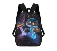 sinyumoney Sacs À Dos Pour Enfants Glowing Forest Mushrooms Decor Sac À Dos Scolaire, Cartable Pour Enfants, Sac De Voyage, Sac À Livres, Sac À Dos Imprimé En 3D Pour Garçons Et Filles 17inch