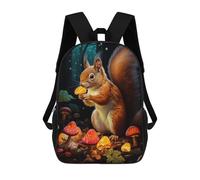 sinyumoney Sacs À Dos Pour Enfants Glowing Forest Squirrel Sac À Dos Scolaire, Cartable Pour Enfants, Sac De Voyage, Sac À Livres, Sac À Dos Imprimé En 3D Pour Garçons Et Filles 17inch