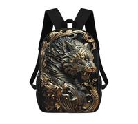 sinyumoney Sacs À Dos Pour Enfants Golden Tiger Artwork Sac À Dos Scolaire, Cartable Pour Enfants, Sac De Voyage, Sac À Livres, Sac À Dos Imprimé En 3D Pour Garçons Et Filles 17inch