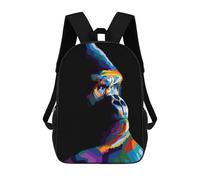 sinyumoney Sacs À Dos Pour Enfants Gorilla Pop Art Sac D'école Imprimé En 3D Pour Enfants, Sac À Dos De Voyage Tendance Pour Écoliers 17inch