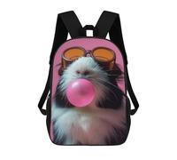 sinyumoney Sacs À Dos Pour Enfants Guinea Pig Bubblegum Sac D'école Sac À Dos Garçon Sac De Voyage Sac D'écolier Sac À Livres Et Fournitures Scolaires Sacs D'école 17inch