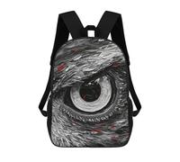 sinyumoney Sacs À Dos Pour Enfants Imprimés En 3D Abstract Eagle Eye Painting Sacs D'école Pour Enfants Garçons Et Filles, Sacs De Voyage, Sacs À Livres Pour L'école Ou Les Voyages 17inch
