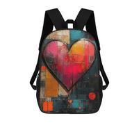 sinyumoney Sacs À Dos Pour Enfants Imprimés En 3D Abstract Heart Painting Sacs D'école Pour Enfants Garçons Et Filles, Sacs De Voyage, Sacs À Livres Pour L'école Ou Les Voyages 17inch