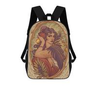 sinyumoney Sacs À Dos Pour Enfants Imprimés En 3D Andalusia Allegory Rroma Sacs D'école Pour Enfants Garçons Et Filles, Sacs De Voyage, Sacs À Livres Pour L'école Ou Les Voyages 17inch
