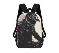 sinyumoney Sacs À Dos Pour Enfants Imprimés En 3D Biker on A Motorbike Bike Sacs D'école Pour Enfants Garçons Et Filles, Sacs De Voyage, Sacs À Livres Pour L'école Ou Les Voyages 17inch