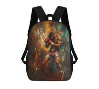 sinyumoney Sacs À Dos Pour Enfants Imprimés En 3D Boxing Champion Abstract Art Sacs D'école Pour Enfants Garçons Et Filles, Sacs De Voyage, Sacs À Livres Pour L'école Ou Les Voyages 17inch