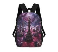 sinyumoney Sacs À Dos Pour Enfants Imprimés En 3D Chessboard in A Mystical Forest Sacs D'école Pour Enfants Garçons Et Filles, Sacs De Voyage, Sacs À Livres Pour L'école Ou Les Voyages 17inch