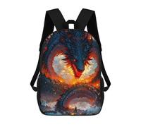 sinyumoney Sacs À Dos Pour Enfants Imprimés En 3D Chinese Dragon Fantasy Sacs D'école Pour Enfants Garçons Et Filles, Sacs De Voyage, Sacs À Livres Pour L'école Ou Les Voyages 17inch