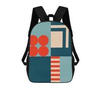 sinyumoney Sacs À Dos Pour Enfants Imprimés En 3D Colorful Minimalism 13 Sacs D'école Pour Enfants Garçons Et Filles, Sacs De Voyage, Sacs À Livres Pour L'école Ou Les Voyages 17inch