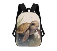 sinyumoney Sacs À Dos Pour Enfants Imprimés En 3D Cute Baby Turtle Painting Sacs D'école Pour Enfants Garçons Et Filles, Sacs De Voyage, Sacs À Livres Pour L'école Ou Les Voyages 17inch