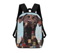 sinyumoney Sacs À Dos Pour Enfants Imprimés En 3D Dog Portrait Collage Sacs D'école Pour Enfants Garçons Et Filles, Sacs De Voyage, Sacs À Livres Pour L'école Ou Les Voyages 17inch