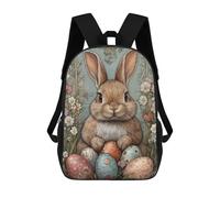 sinyumoney Sacs À Dos Pour Enfants Imprimés En 3D Easter Bunny Art Nouveau Sacs D'école Pour Enfants Garçons Et Filles, Sacs De Voyage, Sacs À Livres Pour L'école Ou Les Voyages 17inch