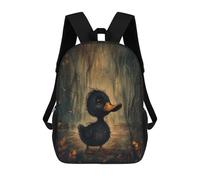 sinyumoney Sacs À Dos Pour Enfants Imprimés En 3D Enchanted Black Duckling Sacs D'école Pour Enfants Garçons Et Filles, Sacs De Voyage, Sacs À Livres Pour L'école Ou Les Voyages 17inch