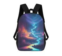 sinyumoney Sacs À Dos Pour Enfants Imprimés En 3D Enchanted River Landscape Sacs D'école Pour Enfants Garçons Et Filles, Sacs De Voyage, Sacs À Livres Pour L'école Ou Les Voyages 17inch