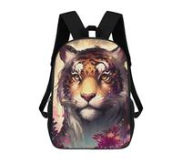 sinyumoney Sacs À Dos Pour Enfants Imprimés En 3D Enchanted Tiger Portrait -3 Sacs D'école Pour Enfants Garçons Et Filles, Sacs De Voyage, Sacs À Livres Pour L'école Ou Les Voyages 17inch