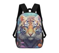 sinyumoney Sacs À Dos Pour Enfants Imprimés En 3D Enchanted Tiger Portrait -6 Sacs D'école Pour Enfants Garçons Et Filles, Sacs De Voyage, Sacs À Livres Pour L'école Ou Les Voyages 17inch